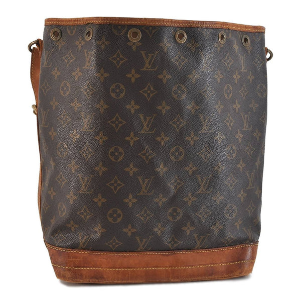 Authentic LOUIS VUITTON Monogram Noe Shoulder Bag M42224 LV 6133C