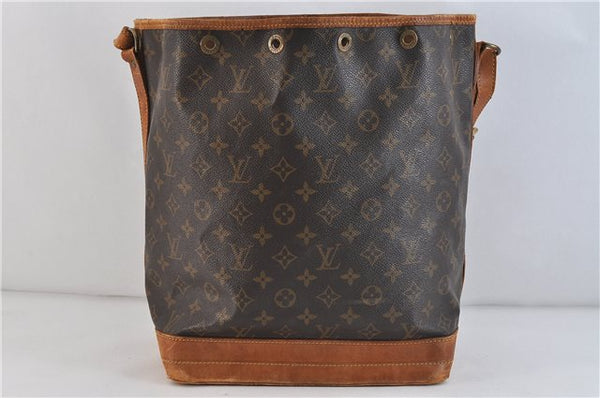 Authentic LOUIS VUITTON Monogram Noe Shoulder Bag M42224 LV 6133C