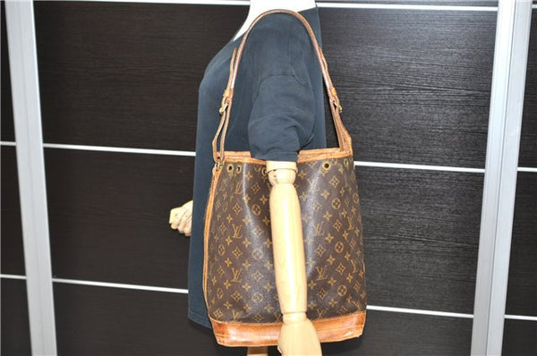 Authentic LOUIS VUITTON Monogram Noe Shoulder Bag M42224 LV 6133C