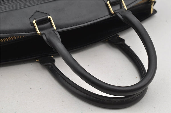 Authentic Louis Vuitton Epi Riviera Hand Bag Black M48182 LV 6133I