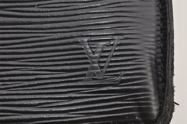 Authentic Louis Vuitton Epi Riviera Hand Bag Black M48182 LV 6133I