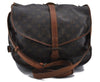 Auth LOUIS VUITTON Monogram Saumur 35 Shoulder Cross Body Bag M42254 LV 6135C