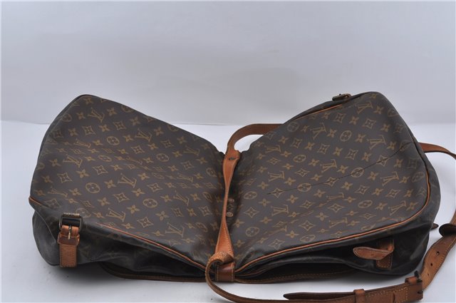 Auth LOUIS VUITTON Monogram Saumur 35 Shoulder Cross Body Bag M42254 LV 6135C