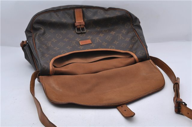 Auth LOUIS VUITTON Monogram Saumur 35 Shoulder Cross Body Bag M42254 LV 6135C