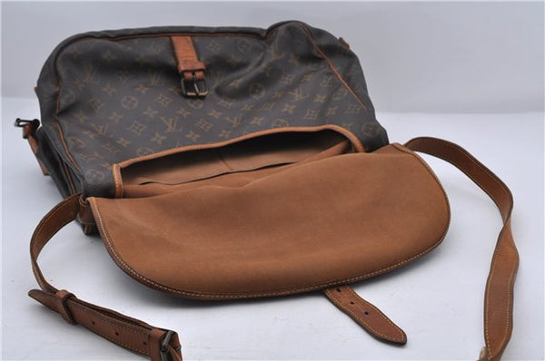 Auth LOUIS VUITTON Monogram Saumur 35 Shoulder Cross Body Bag M42254 LV 6135C