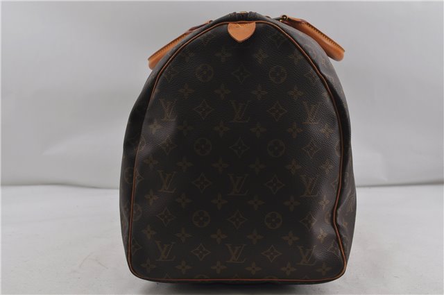 Authentic Louis Vuitton Monogram Keepall 55 Travel Boston Bag M41424 LV 6135D