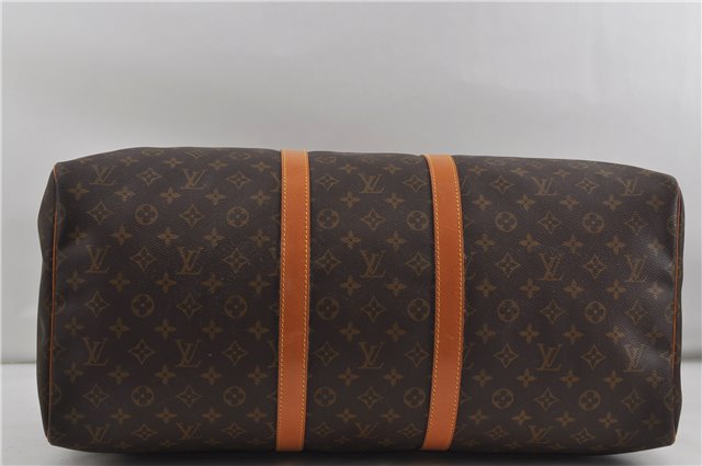 Authentic Louis Vuitton Monogram Keepall 55 Travel Boston Bag M41424 LV 6135D