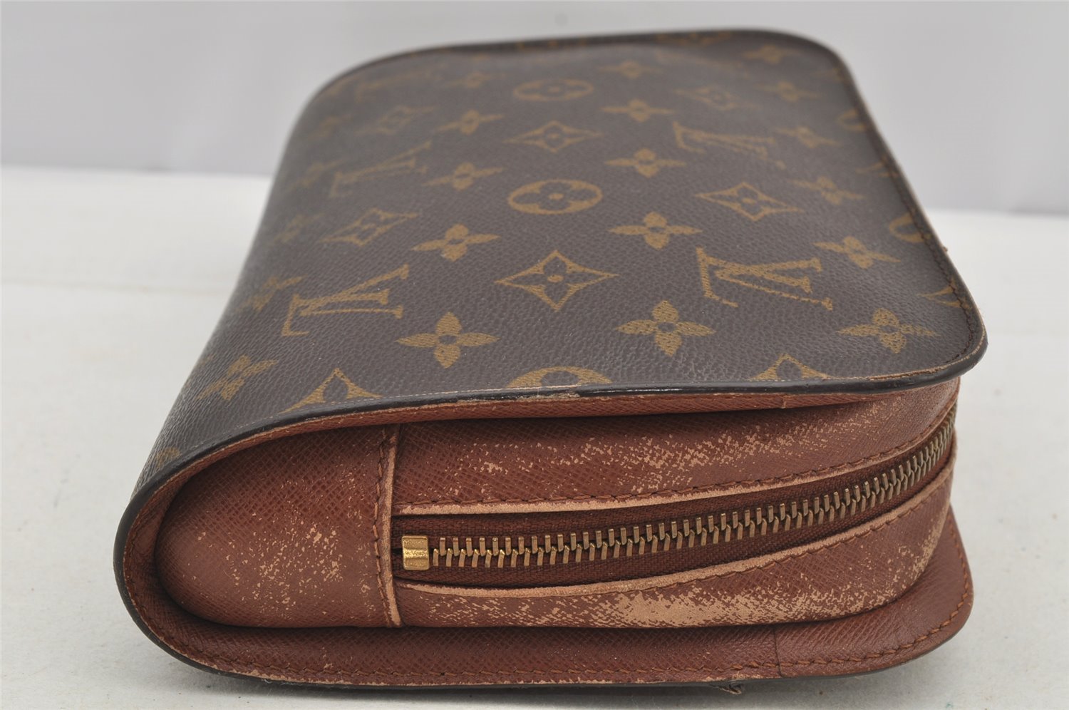 Authentic Louis Vuitton Monogram Orsay Clutch Hand Bag Purse M51790 LV 6135I
