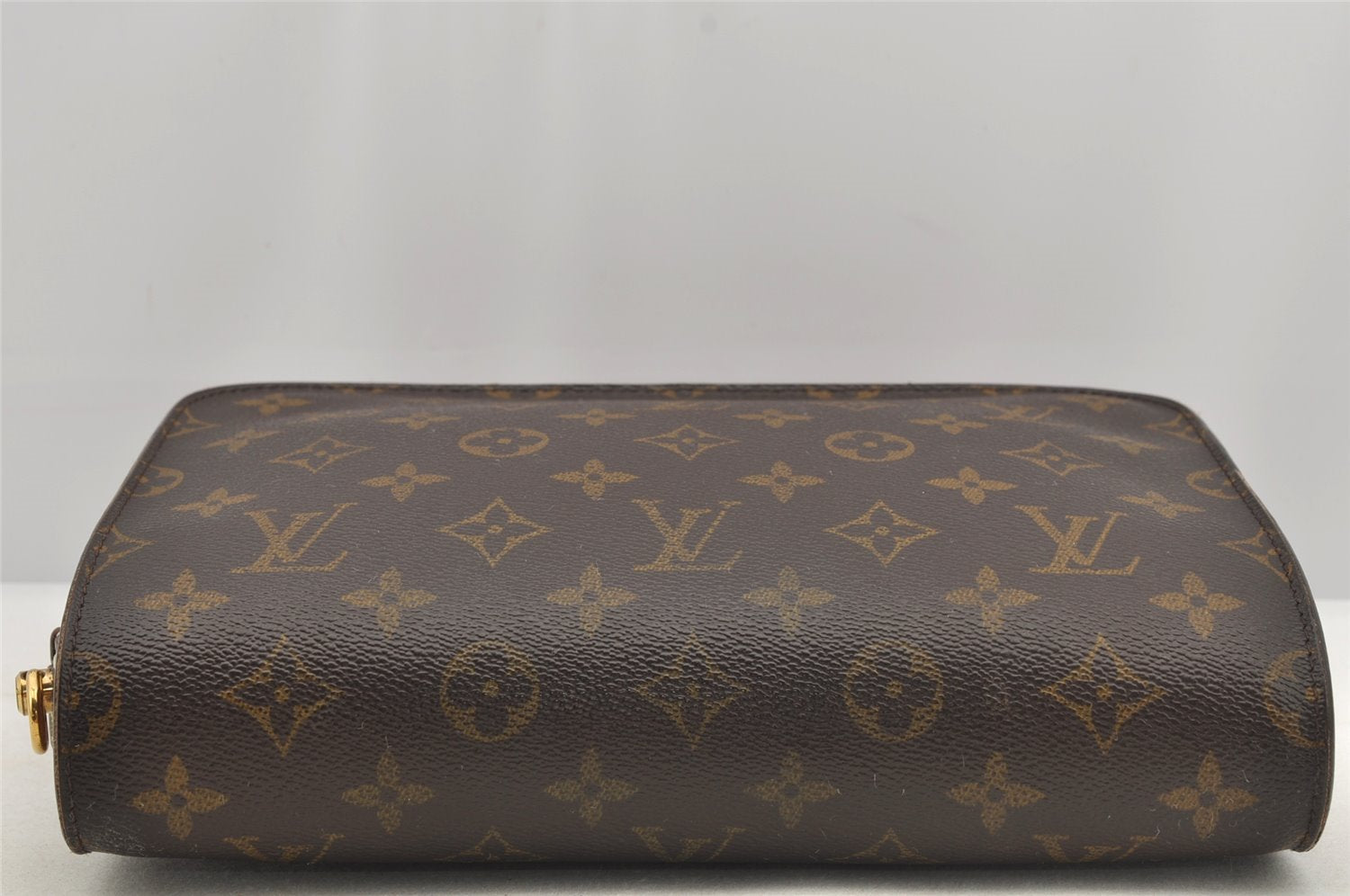 Authentic Louis Vuitton Monogram Orsay Clutch Hand Bag Purse M51790 LV 6135I