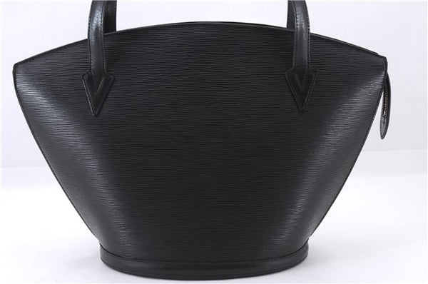 Auth Louis Vuitton Epi Saint Jacques Shopping Shoulder Bag Black M52262 LV 6136E