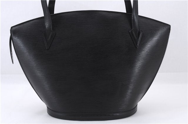 Auth Louis Vuitton Epi Saint Jacques Shopping Shoulder Bag Black M52262 LV 6136E