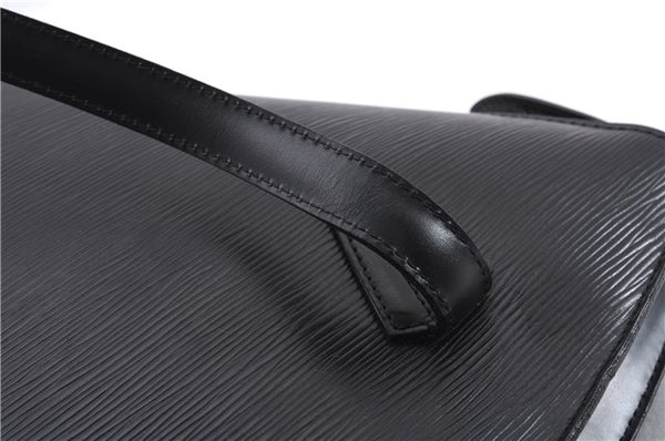 Auth Louis Vuitton Epi Saint Jacques Shopping Shoulder Bag Black M52262 LV 6136E