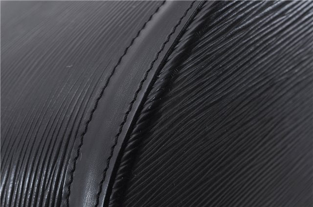 Auth Louis Vuitton Epi Saint Jacques Shopping Shoulder Bag Black M52262 LV 6136E