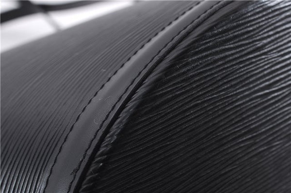 Auth Louis Vuitton Epi Saint Jacques Shopping Shoulder Bag Black M52262 LV 6136E