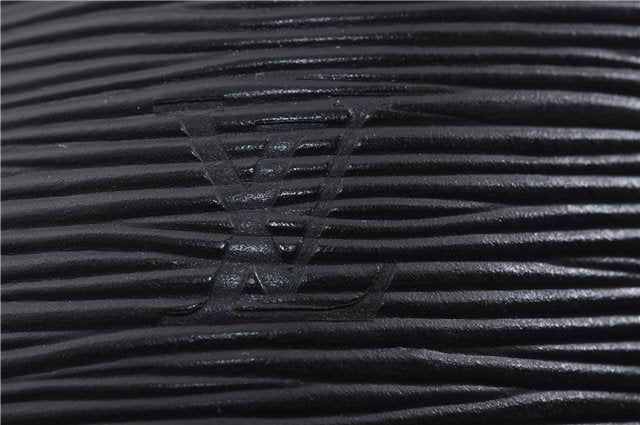 Auth Louis Vuitton Epi Saint Jacques Shopping Shoulder Bag Black M52262 LV 6136E