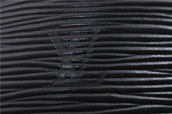 Auth Louis Vuitton Epi Saint Jacques Shopping Shoulder Bag Black M52262 LV 6136E