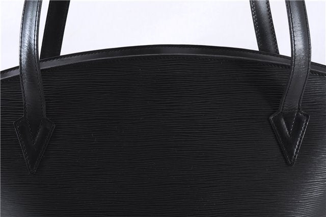 Auth Louis Vuitton Epi Saint Jacques Shopping Shoulder Bag Black M52262 LV 6136E