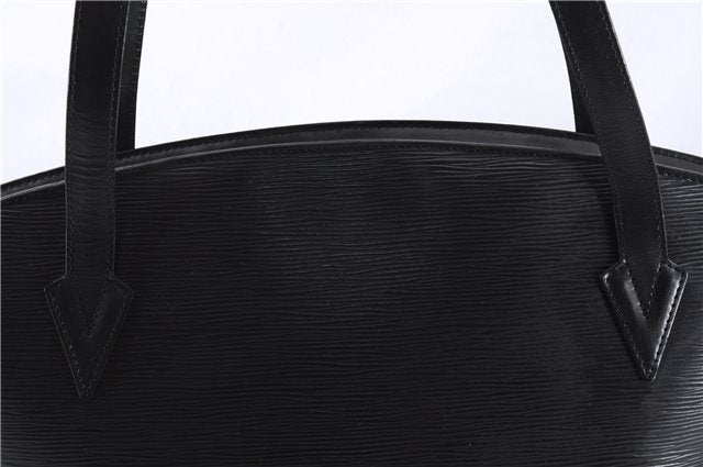 Auth Louis Vuitton Epi Saint Jacques Shopping Shoulder Bag Black M52262 LV 6136E