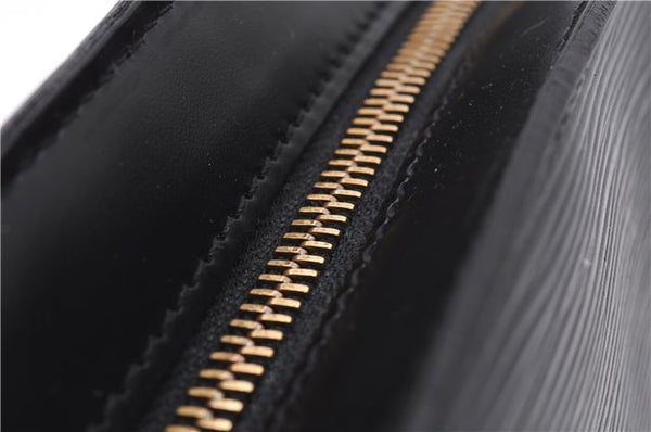 Auth Louis Vuitton Epi Saint Jacques Shopping Shoulder Bag Black M52262 LV 6136E