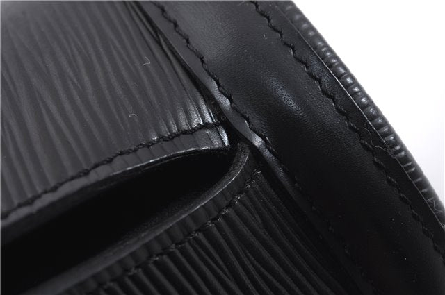 Auth Louis Vuitton Epi Saint Jacques Shopping Shoulder Bag Black M52262 LV 6136E