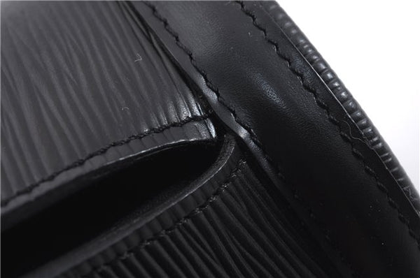 Auth Louis Vuitton Epi Saint Jacques Shopping Shoulder Bag Black M52262 LV 6136E
