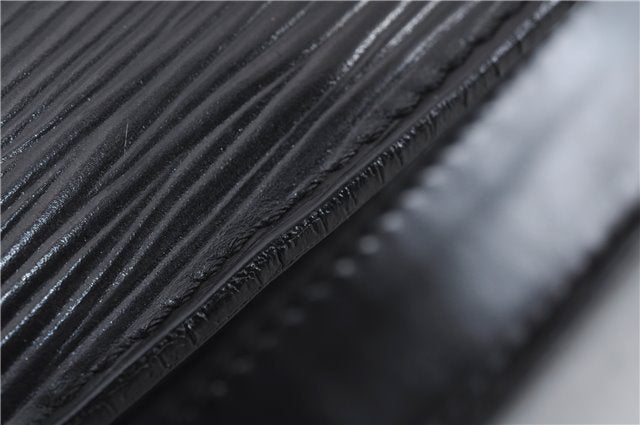 Auth Louis Vuitton Epi Saint Jacques Shopping Shoulder Bag Black M52262 LV 6136E