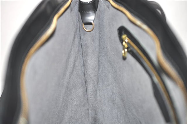 Auth Louis Vuitton Epi Saint Jacques Shopping Shoulder Bag Black M52262 LV 6136E