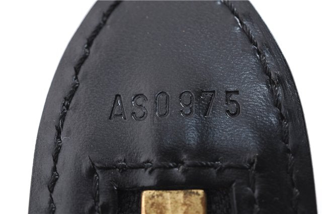 Auth Louis Vuitton Epi Saint Jacques Shopping Shoulder Bag Black M52262 LV 6136E