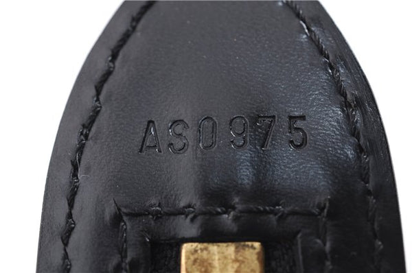 Auth Louis Vuitton Epi Saint Jacques Shopping Shoulder Bag Black M52262 LV 6136E