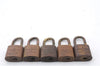 Authentic LOUIS VUITTON Padlock Gold 10Set LV 6140C