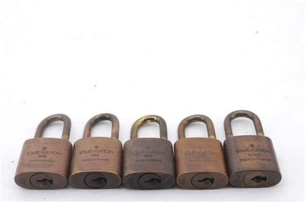 Authentic LOUIS VUITTON Padlock Gold 10Set LV 6140C