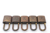 Authentic LOUIS VUITTON Padlock Gold 10Set LV 6140C