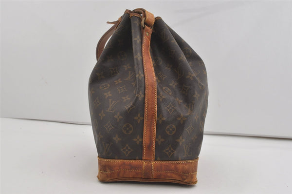 Authentic Louis Vuitton Monogram Noe Shoulder Drawstring Bag M42224 LV 6140I