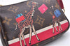 Auth Louis Vuitton Monogram Mini Pochette Accessoires Pouch M62087 LV Box 6141E
