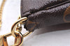 Auth Louis Vuitton Monogram Mini Pochette Accessoires Pouch M62087 LV Box 6141E