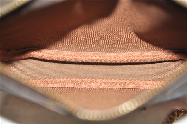 Auth Louis Vuitton Monogram Mini Pochette Accessoires Pouch M62087 LV Box 6141E