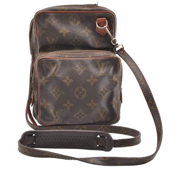 Authentic Louis Vuitton Monogram Amazone Shoulder Cross Bag Old Model Junk 6141I