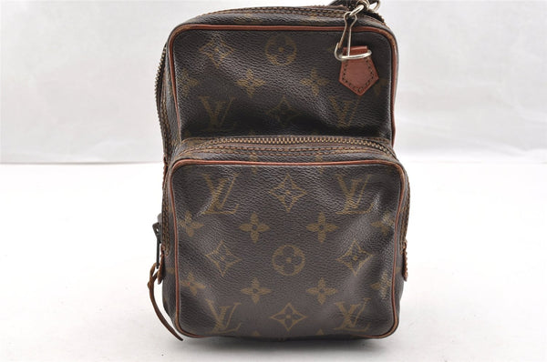 Authentic Louis Vuitton Monogram Amazone Shoulder Cross Bag Old Model Junk 6141I
