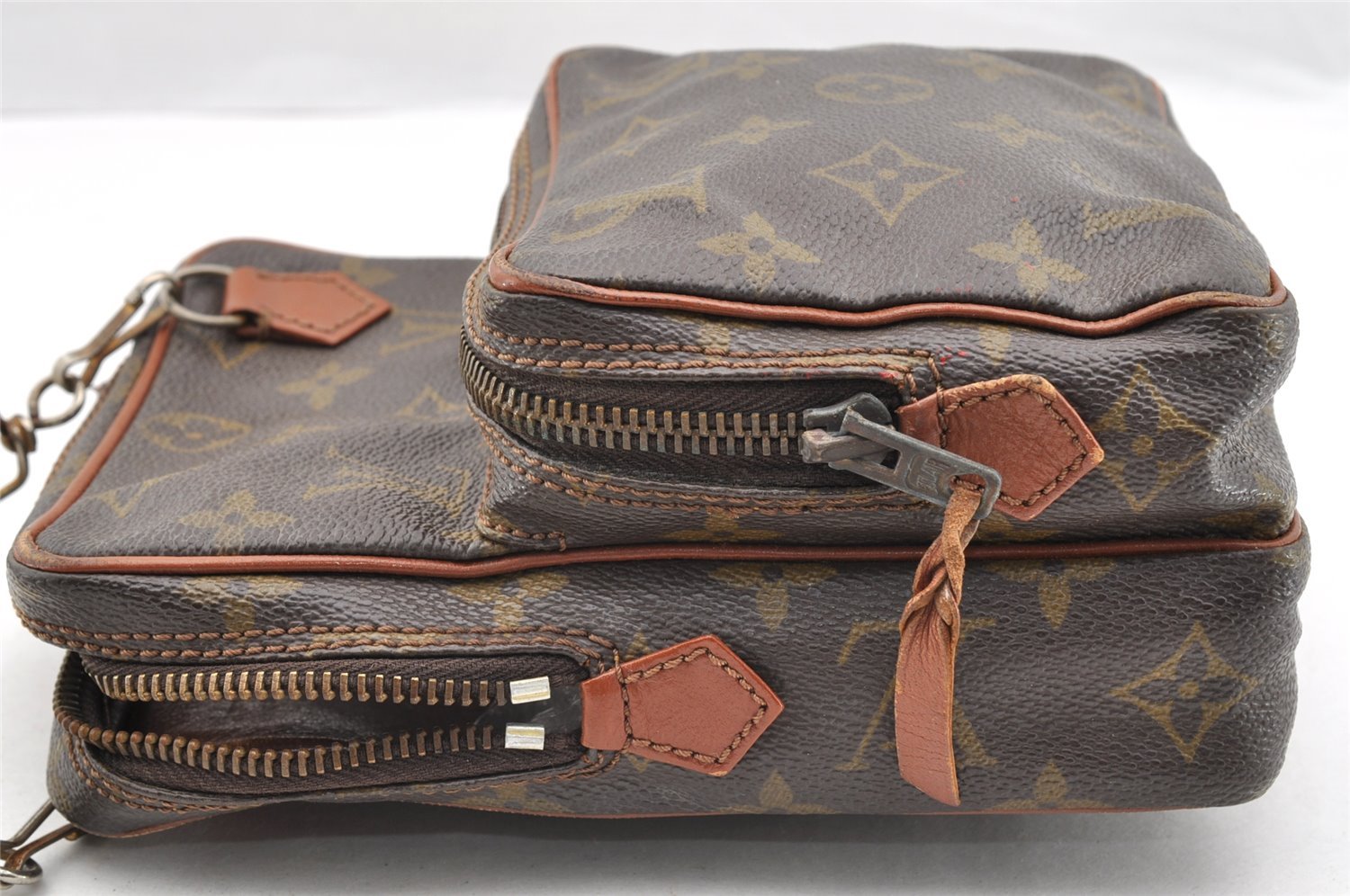 Authentic Louis Vuitton Monogram Amazone Shoulder Cross Bag Old Model Junk 6141I