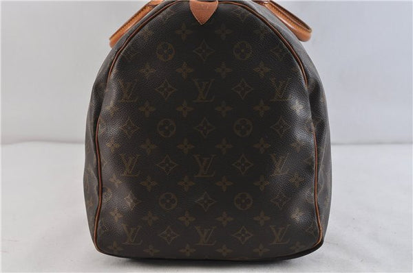 Authentic LOUIS VUITTON Monogram Keepall 55 Boston Bag M41424 LV 6142C