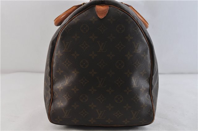 Authentic LOUIS VUITTON Monogram Keepall 55 Boston Bag M41424 LV 6142C