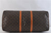 Authentic LOUIS VUITTON Monogram Keepall 55 Boston Bag M41424 LV 6142C