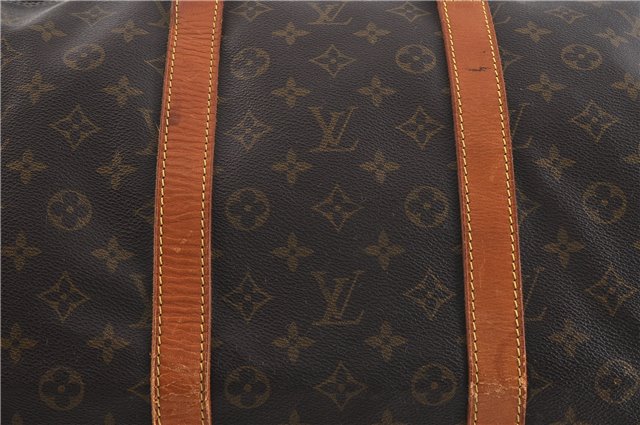 Authentic LOUIS VUITTON Monogram Keepall 55 Boston Bag M41424 LV 6142C