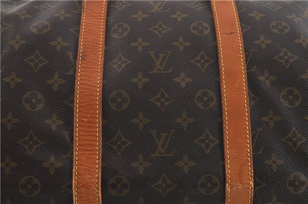 Authentic LOUIS VUITTON Monogram Keepall 55 Boston Bag M41424 LV 6142C