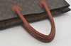 Authentic Louis Vuitton Monogram Sac Plat Hand Tote Bag M51140 LV 6143I