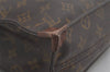 Authentic Louis Vuitton Monogram Sac Plat Hand Tote Bag M51140 LV 6143I