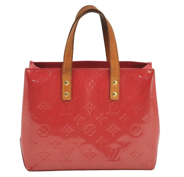 Authentic Louis Vuitton Vernis Reade PM Hand Bag Pink M9132F LV 6144I