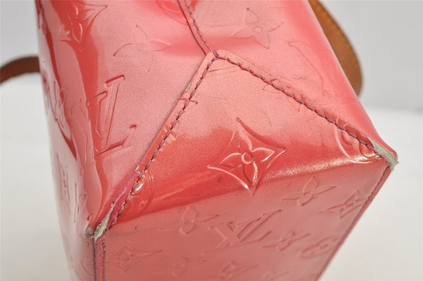 Authentic Louis Vuitton Vernis Reade PM Hand Bag Pink M9132F LV 6144I