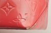 Authentic Louis Vuitton Vernis Reade PM Hand Bag Pink M9132F LV 6144I