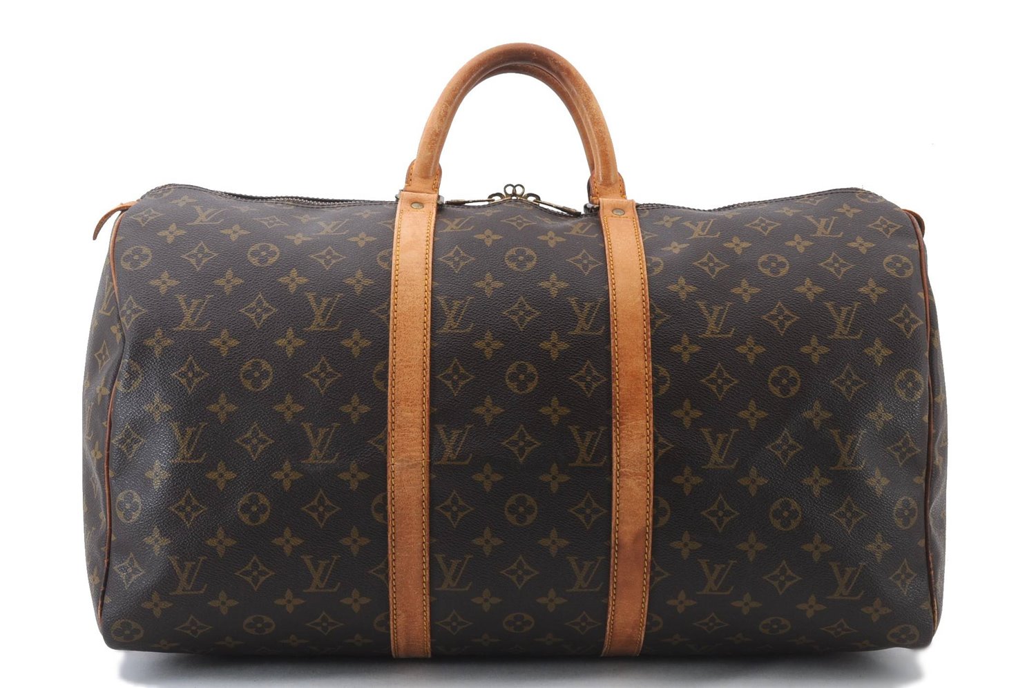 Authentic LOUIS VUITTON Monogram Keepall 50 Boston Bag M41426 LV 6145C